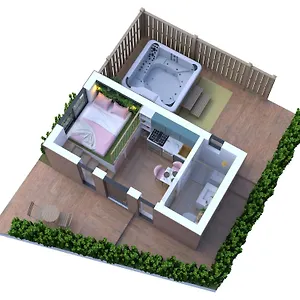 Les 2 Fees - Jacuzzi - Deco Feerique Appartement